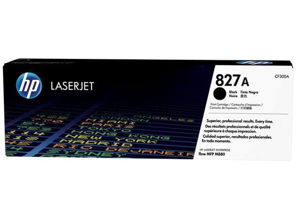 Toner HP CF300A 827A 29.5K sort HP høykapasitetstoner sort 